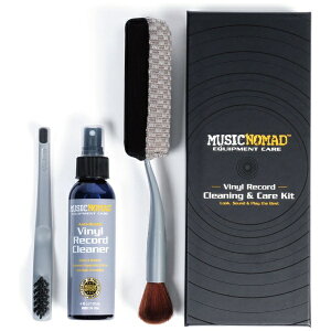 MUSIC NOMAD�b�~���[�W�b�N�m�}�h ���R�[�h�N���[�j���O�Z�b�g 6 IN 1 NEXT LEVEL VINYL RECORD CLEANING & CARE KIT MN890