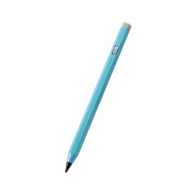 エレコム｜ELECOM 〔タッチペン：iPad用/USB-A充電式〕アクティブタッチペン 六角軸 ブルー P-TPACAPEN01BU