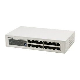 BUFFALO｜バッファロー スイッチングハブ [16ポート /1Giga対応 /電源内蔵] ホワイト LSW5-GT-16NSR