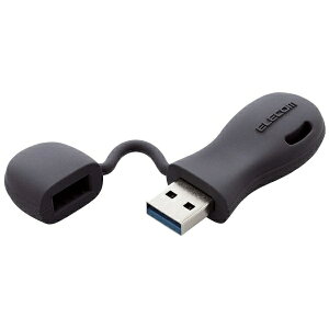 ELECOM�b�G���R�� USB������ �q�ǂ�����(Mac/Windows11�Ή�) �u���b�N MF-JRU3032GBK [32GB /USB TypeA /USB3.2 /�L���b�v��]
