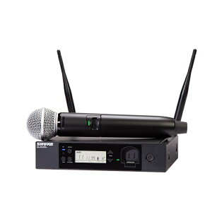SHURE�b�V���A�[ GLX-D24R+/SM58 �n�[�t���b�N�^��M�@�t�{�[�J���E���C�����X�V�X�e�� GLXD24R+J/SM58-Z2