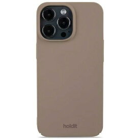 HOLDIT｜ホールディット iPhone 13 Pro ストラップホール付きハードケース モカブラウン 15835