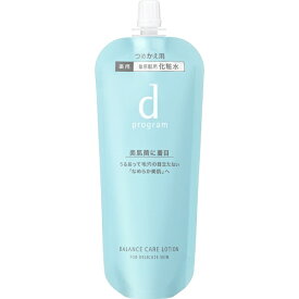 【エントリーで最大全額ポイント還元｜7/18迄】 資生堂｜shiseido dプログラム（ディープログラム）バランスケア ローション MB（レフィル）120mL[化粧水]