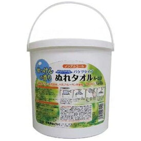 三昭紙業｜Sanshoshigyo おもいやり心 ぬれタオル バケツタイプ N-240
