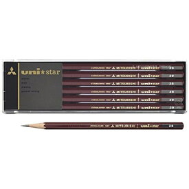 三菱鉛筆｜MITSUBISHI PENCIL uni star(ユニスター) 六角軸 US2B [2B /12本（1ダース）]