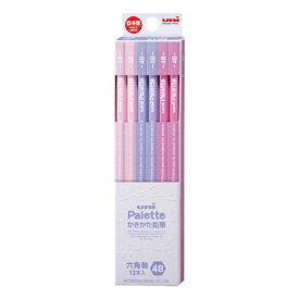 三菱鉛筆｜MITSUBISHI PENCIL uni Palette(ユニパレット) かきかた鉛筆 ラベンダー K5619N4B [4B /12本（1ダース）]
