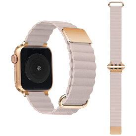 GAACAL｜ガーカル APPLE WATCH 1-11/SE1-3/ULTRA1-3 42(1-3)/44/45/46/49MM マグネット式PUレザーバンド GAACAL スモークピンク GAACAL（ガーガル） スモークピンク W00186PSB