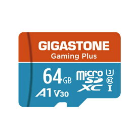 Gigastone｜ギガストーン MicroSDカードA1V30ゲーミングプラス/64GB GJMX-BC64GA1U3 [Class10 /64GB]
