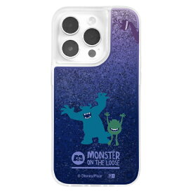 イングレム｜Ingrem iPhone 14 Pro / 『ディズニー・ピクサーキャラクター』/ラメ グリッターケース / モンスターズ・インク_モンスターズ IJ-DP37LG1S/MI9