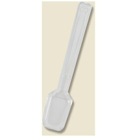 シモジマ｜SHIMOJIMA HEIKO　プラスチック角スプーン　透明　9cm　単袋 004513009