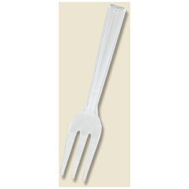 シモジマ｜SHIMOJIMA HEIKO　プラスチックフォーク　透明　12cm　バラ 004513013