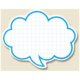 シモジマ｜SHIMOJIMA HEIKO　抜型カード　フキダシ　L　ブルー 7234002