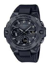【エントリーで最大2万ポイント当たる｜11/18迄】 CASIO｜カシオ 【Bluetooth搭載ソーラー時計】G-SHOCK（Gショック）G-STEEL（Gスチール）オールブラック仕様モデル GST-B400BB-1AJF