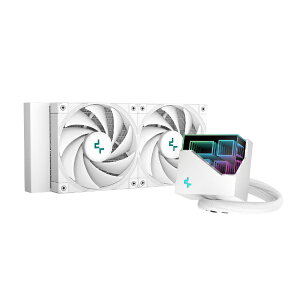 DEEPCOOLbfB[vN[ CPUN[[ 120mmt@x2 [LGA2066/2011-3/2011/1700/1200/1155/1151/1150EsTRX4/TR4/AM5/AM4] LT520 WH zCg R-LT520-WHAMNF-G-1