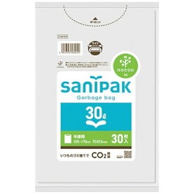日本サニパック｜SANIPAK サニパック　サニパックポリ袋NOCOO（ノクー）30L30枚　0．013mm CUH34