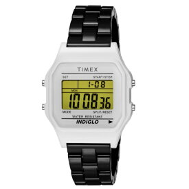 TIMEX｜タイメックス タイルコレクション クラシックデジタル [Tile Collection Classic Digital] 1年保証 ホワイト TW2V20100-1 [正規品]