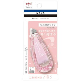 トンボ鉛筆｜Tombow 修正テープ モノエアー つめ替えタイプ 5mm サクラ CT-CAX5C85