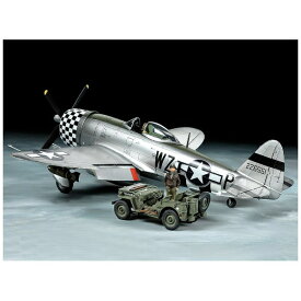 タミヤ｜TAMIYA 1/48 リパブリック P-47D サンダーボルト ”バブルトップ”・1/4トン小型四輪駆動軍用車 セット