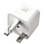 ELECOM｜エレコム 海外用変換プラグ／BFタイプ ホワイト T-HPABFWH