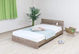 友澤木工｜TOMOZAWA 【フレーム&マットレス】Bred-cabinet棚コンセント付ベッド 圧縮ポケット&ボンネルマット付（セミシングル/ヴィンテージナチュラル） 友澤木工 585-90-S-16324D【キャンセル・返品不可】 【代金引換配送不可】