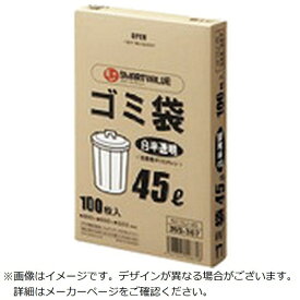 PLUS｜プラス ジョインテックス　365367ゴミ袋LDD白半透明45L100枚　N115J45 N115J-45