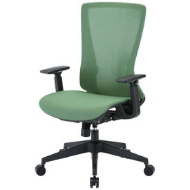 トラスコ中山｜TRUSCO NAKAYAMA TRUSCO　ハイバックメッシュチェア　肘付　グリーン TMCC-GR