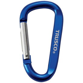 トラスコ中山｜TRUSCO NAKAYAMA TRUSCO　まとめ買い　カラビナ　線径6mmX60mm　D型　グリーン100個 TKN660GNBOX