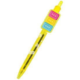 サンスター文具｜sun-star PEZ（ペッツ） プレート付ボールペン イエロー(インク色：黒) S4652711 [0.5mm]