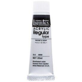 リキテックス｜Liquitex 6号 (20ml) レギュラータイプ ペイニーズグレー 15101058