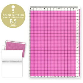 共栄プラスチック｜KYOEI PLASTIC カラー方眼下敷B5判 ピンク CPK-B5-P