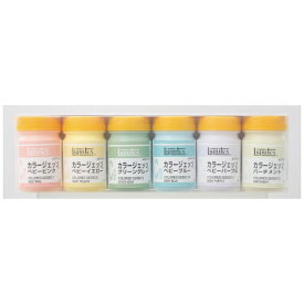 リキテックス｜Liquitex カラージェッソ 50ml パステルカラー 6色セット 16300592