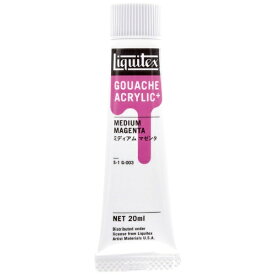 リキテックス｜Liquitex 20ml ガッシュ・アクリリックプラス ミディアムマゼンタ 15821003