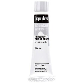 リキテックス｜Liquitex 20ml ガッシュ・アクリリックプラス ブライトシルバー 15821070