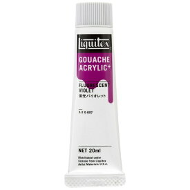 リキテックス｜Liquitex 20ml ガッシュ・アクリリックプラス 蛍光バイオレット 15821097