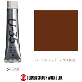 ターナー色彩｜TURNER COLOUR ヘビーボディ 20ml U-35 アクリリックス バーントシェナー UA020671