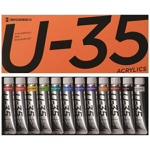 �^�[�i�[�F�ʁbTURNER COLOUR 12�F�Z�b�g (20ml) U-35 �A�N�����b�N�X UA02012C