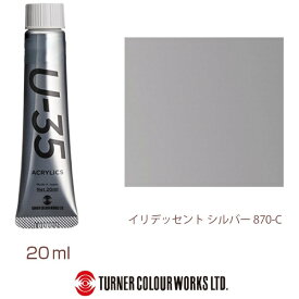 ターナー色彩｜TURNER COLOUR ヘビーボディ 20ml U-35 アクリリックス イリデッセントシルバー UA020870