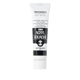 ターナー色彩｜TURNER COLOUR 普通色 40ml アクリルガッシュ ジェットブラック AG040009