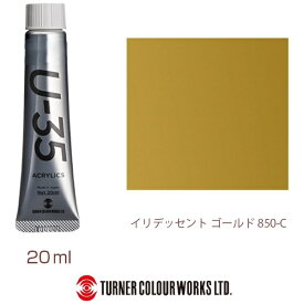 ターナー色彩｜TURNER COLOUR ヘビーボディ 20ml U-35 アクリリックス イリデッセントゴールド UA020850