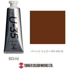 ターナー色彩｜TURNER COLOUR ヘビーボディ 60ml U-35 アクリリックス バーントシェナー UA060671