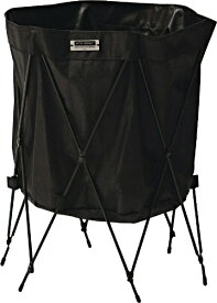 東谷｜AZUMAYA フォールディングバスケット（W41×D41×H50cm） ブラック