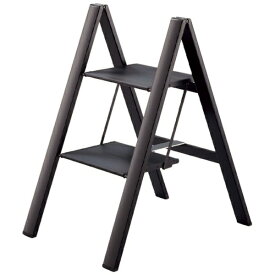 【エントリーで最大2万ポイント当たる｜11/18迄】 長谷川工業｜Hasegawa Kogyo ハセガワ　スリムステップ　2段　ブラック SJ-2D(BK)