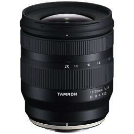 TAMRON｜タムロン カメラレンズ 11-20mm F/2.8 Di III-A RXD（Model B060X） [FUJIFILM X /ズームレンズ]