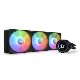 NZXT｜エヌゼットエックスティー 水冷CPUクーラー 120mmファンx3 [LGA1700/1200/115x・AM5/AM4/sTRX4/TR4] KRAKEN Elite RGB 360 ブラック RL-KR36E-B1