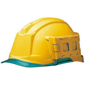 ミドリ安全｜MIDORI ANZEN ミドリ安全 IDケース付ヘルメット SC−19PCL−ID RA3 α イエロー／グリーン SC19PCLIDRA3ALPHAYGN