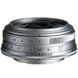 フォクトレンダー｜Voigtlander カメラレンズ ULTRON 27mm F2 シルバー [FUJIFILM X]
