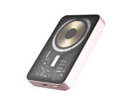 COMPUCASE JAPAN｜コンピューケースジャパン MagSafe対応 モバイルバッテリー 付属ケーブル:A to Type-C agreen ピンク JMB-PB50C-PN [USB Power Delivery対応 /1ポート]