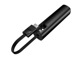 COMPUCASE JAPAN｜コンピューケースジャパン ケーブル付モバイルバッテリー 5000mAh Type-C直結 agreen ブラック JMB-PF50-BK [1ポート]