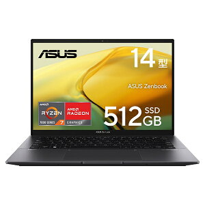 ASUS�b�G�C�X�[�X �m�[�g�p�\�R�� Zenbook 14 �W�F�C�h�u���b�N UM3402YA-KP593BKSW [14.0�^ /Windows11 Home /AMD Ryzen 7 /�������F16GB /SSD�F512GB /WPS Office /2023�N5�����f��]