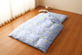 小栗｜OGURI 【掛け布団カバー】 フレンチフラワー シングルロングサイズ （約150×210cm） サックス PE12122-76 [シングルサイズ]